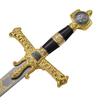 46in Three Colors Medieval Historical Stainless Steel Blade Real Weapon Replica King Solomon Long Sword