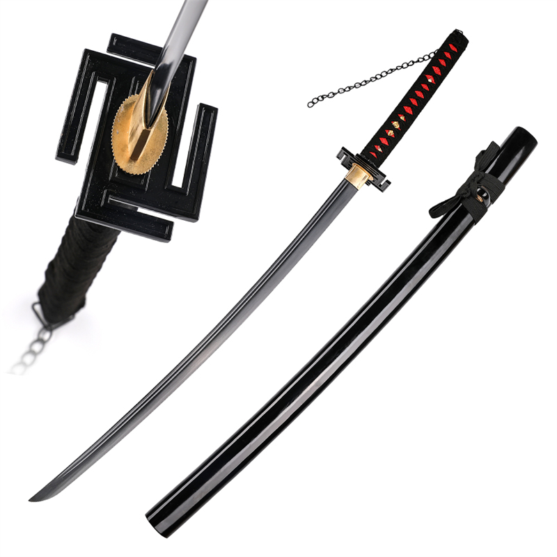 Bleach Ichigo Kurosaki Tensa Zangetsu Hand Forged 1045 Carbon Steel Japanese Katana Sword