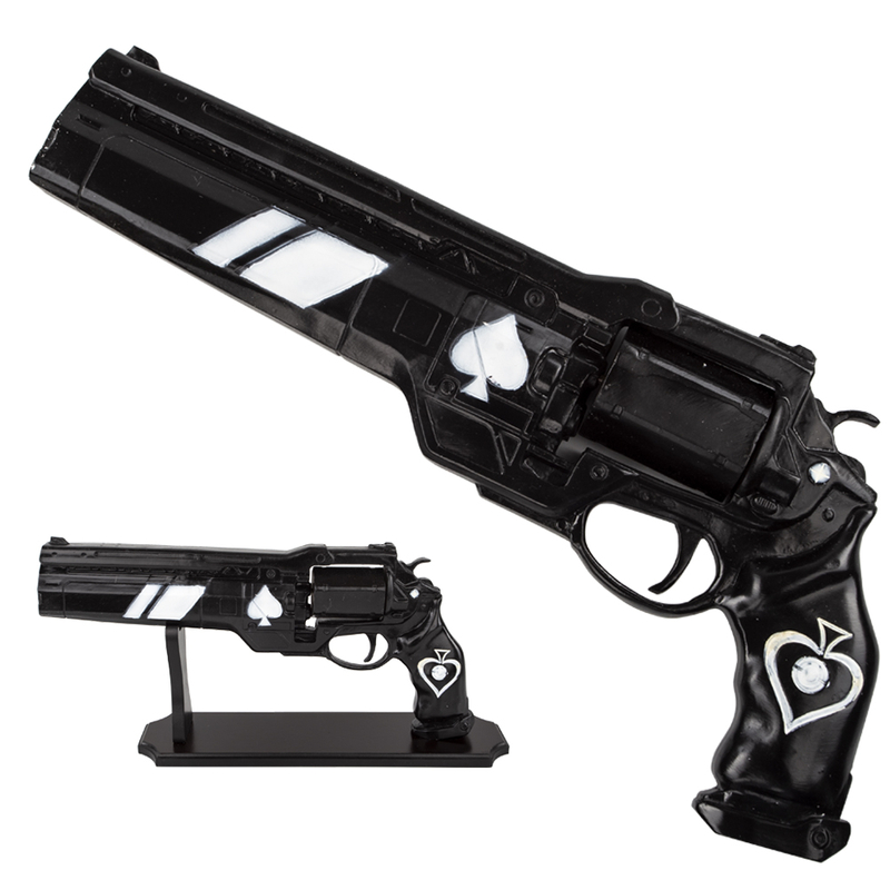 Video Game Destiny 2 Fiberglass Cosplay Weapon Gun Model Ace of Spades Hand Cannon 