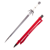 The Witcher Metal Weapon Replica Ciri Zireael Red Long Silver Sword 