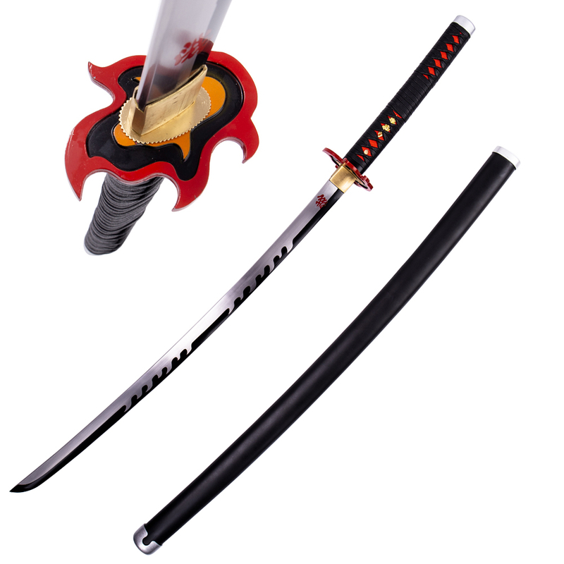 Demon Slayer Tanjiro Kamado Weapon Replica Hand Forged Full Tang 1045 Carbon Steel Samurai Sword Katana