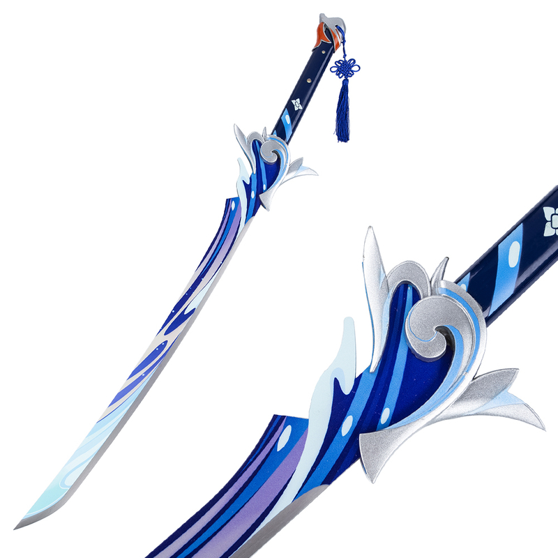 Genshin Impact Kamisato Ayato Real Weapon Replica Haran Geppaku Futsu Sword Metal