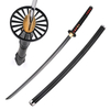 Hand Forged Demon Slayer Tanjiro Kamado Nichirin Blade 1045 Carbon Steel Black Blade Samurai Katana Sword