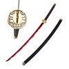 130cm Elden Ring Metal Weapon Replica Rivers of Blood Katana Real Sword 