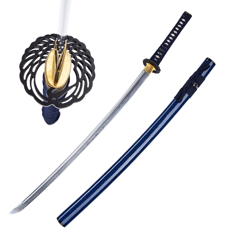 Handmade Full Tang 1045 Carbon Steel Sharp Blade Japanese Samurai Katana Sword Real