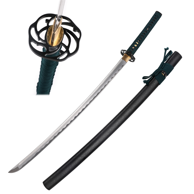 Handmade Japanese Samurai Sword 1045 Carbon Steel Blade Battle Ready Katana