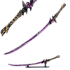 Genshin Impact Stainless Steel Blade Weapon Replica Raiden Shogun Baal Samurai Katana Sword 