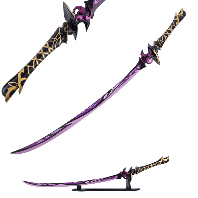 Genshin Impact Stainless Steel Blade Weapon Replica Raiden Shogun Baal Samurai Katana Sword 