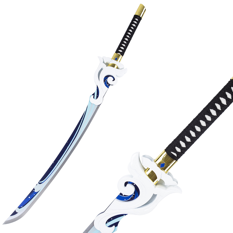 Genshin Impact Weapon Replica Akuoumaru Real Katana Sword Japanese Samurai