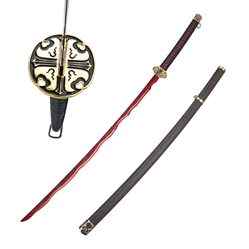 130cm Elden Ring Metal Weapon Replica Rivers of Blood Sword Real Katana