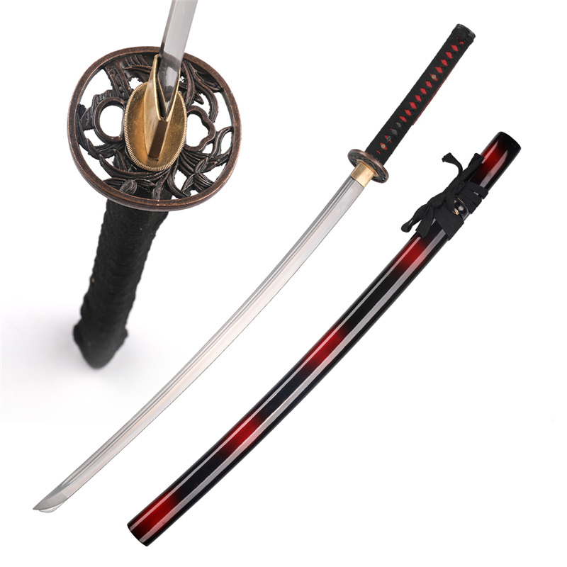 Hand Forged Full Tang 1045 Carbon Steel Blade Martial Arts Laito Samurai Katana Sword