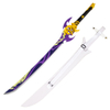 Genshin Impact Katana Sword Metal Baal Raiden Shogun Mistsplitter Reforged Replica
