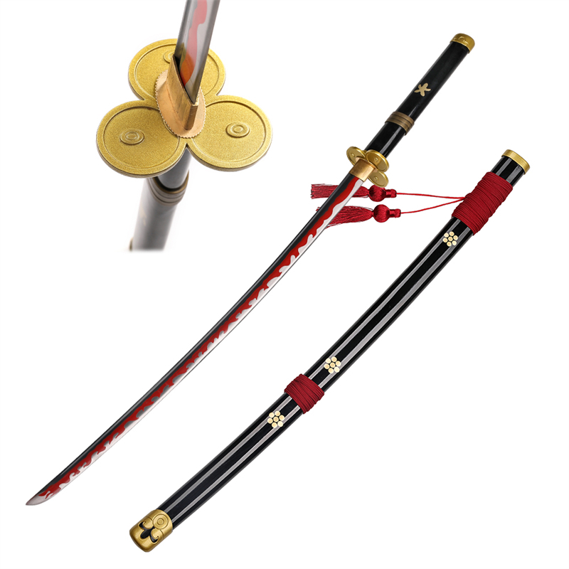 1045 Carbon Steel One Piece Roronoa Zoro Enma Hand Forged Samurai Sword Katana