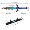 61.5cm Game the Legend of Zelda Tears of the Kingdom Weapon Real Metal Link Decayed Master Sword Replica
