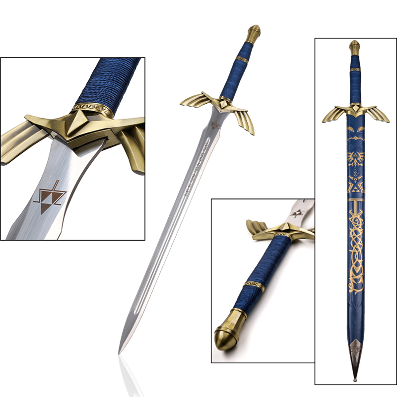 Legend of Zelda Link Blue Master Sword Metal