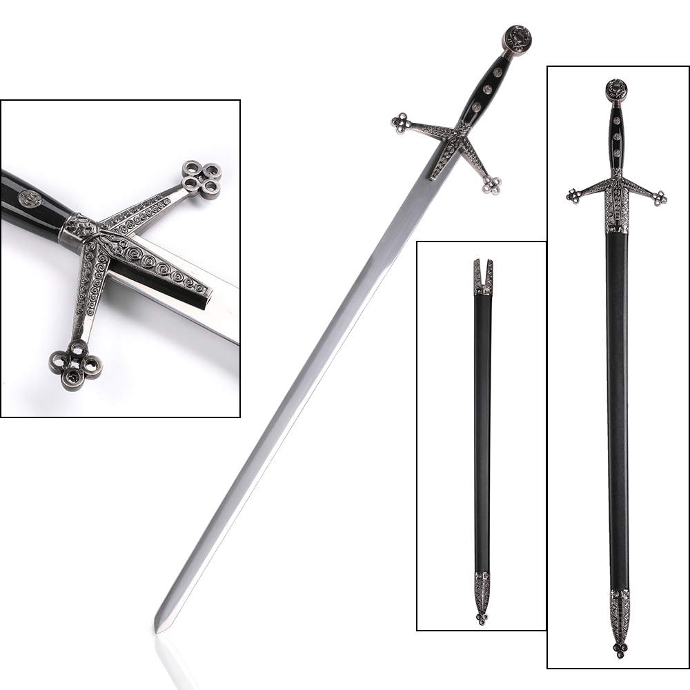 Medieval Royal Scottish Historical Claymore Highland Sword Metal - Buy ...