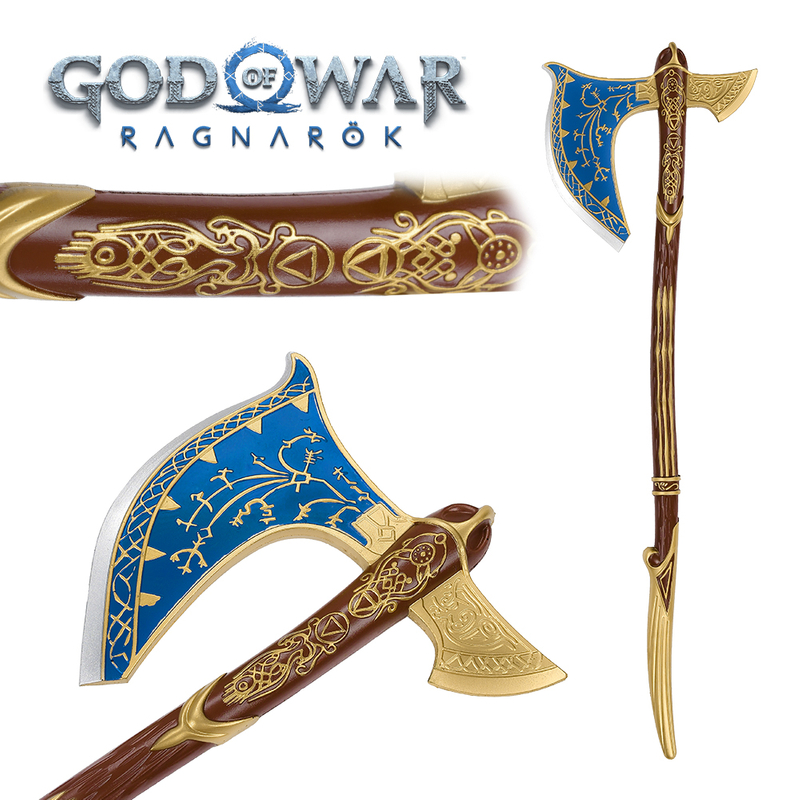 GOW 5 God of War Ragnarok PS 5 Game ECO-Friendly PU Foam Larp Weapon Model 94cm Kratos Leviathan Axe