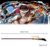 One Piece Bisento 198cm 3.35kg Full Metal Whitebeard Weapon Sword Edward Newgate Murakumogiri Decorative Spear