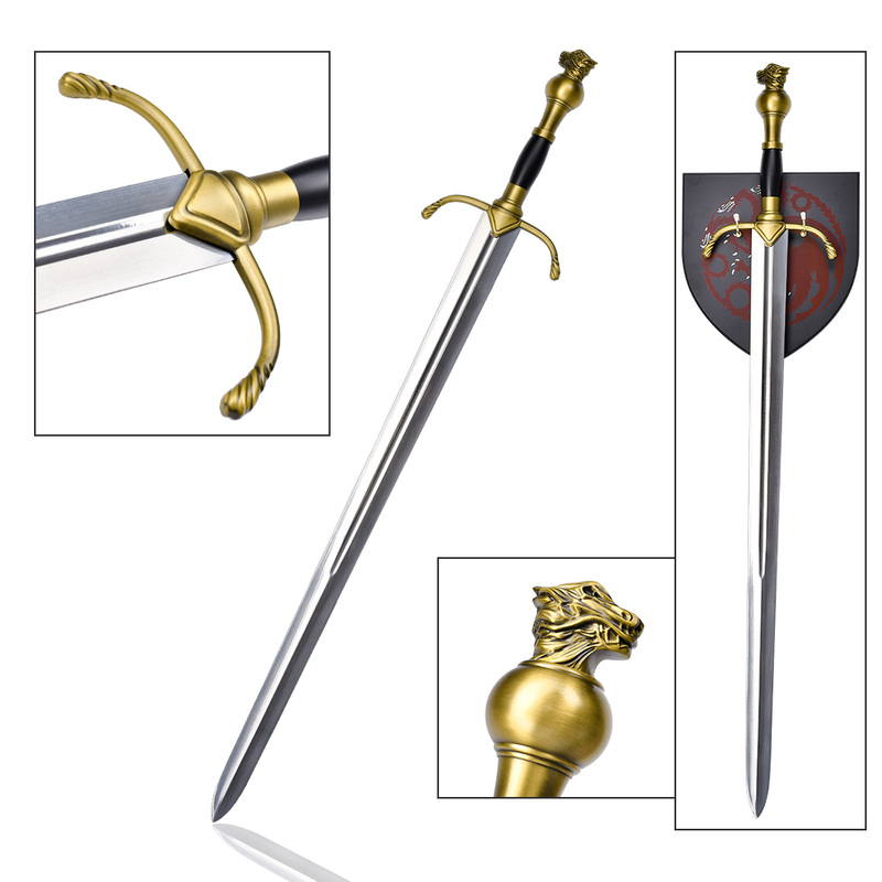 107cm 1:1 Original Metal Real Sword Weapon TV Game of Thrones Rhaegar Targaryen Sword Replica