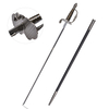 Legend of Zorro Movie Replica Stainless Steel Blade Medieval Renaissance Weapon Zorro Rapier Sword Metal