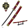 45cm Japanese Anime One Piece Cheap Weapon Dagger Roronao Zoro Sandai Kitetsu Real Steel Mini Katana Sword Metal