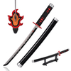 45cm Japanese Anime Demon Slayer Real Steel Toy Sword Replica Tanjiro Kamado Katana Metal for Kids Props