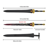 103cm Game Honkai Star Rail Blade Cosplay Prop Chinese Sword Jian Stainless Steel Real Weapon Shard Sword Replica