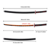 Factory Direct Sale 103cm Anime Demon Slayer Nichirin Blade Carbon Steel Weapon Replica Tanjiro Kamado Real Katana Sword