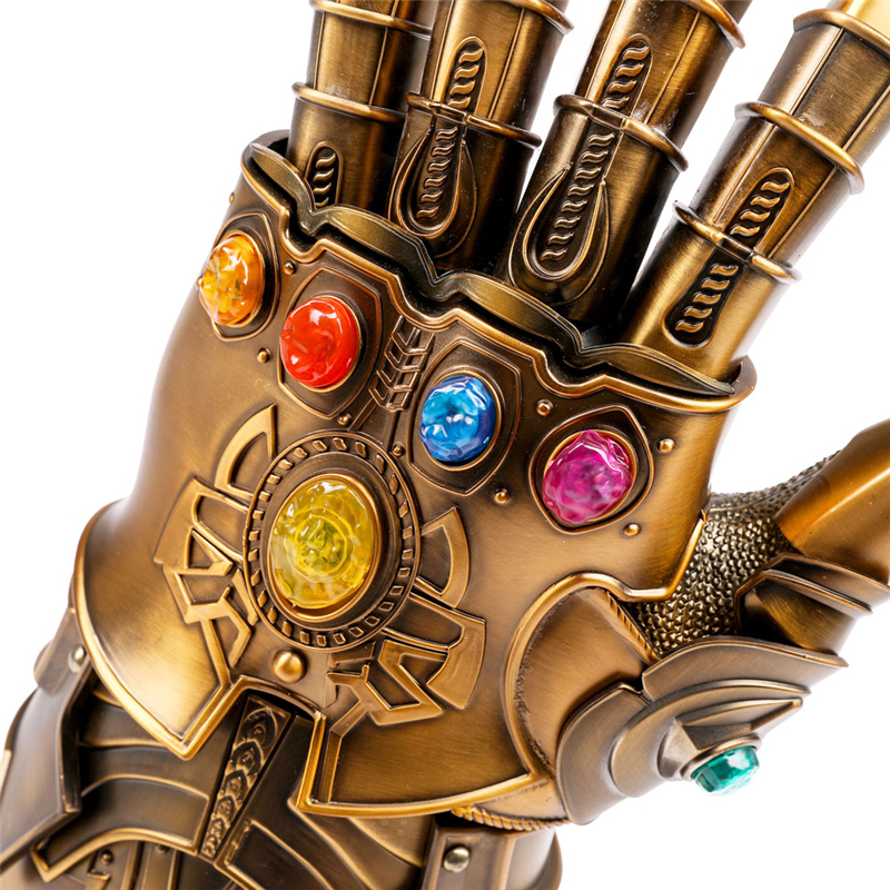 Full Metal Thanos Gloves Infinity Gauntlet With LED Light
