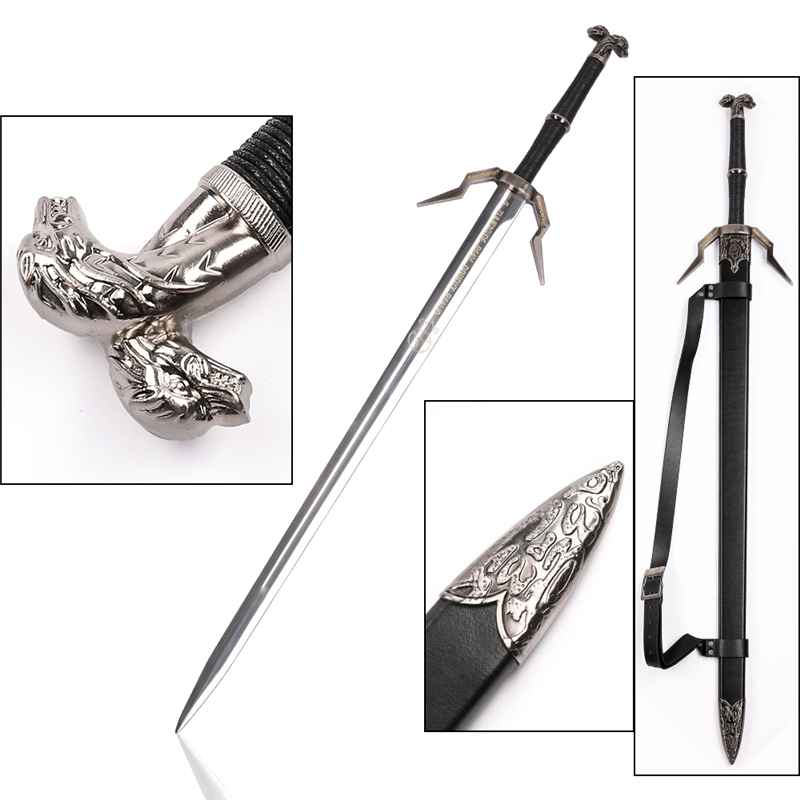 The Witcher 3 Wild Hunt Geralt Silver Sword Replica