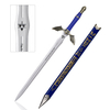 Full Size Safety Plastic Legend of Zelda Cosplay Prop Bamboo Wood Blade Link Master Sword Replica Video Game Toy Sword