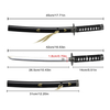 45cm Film TV Kill Bill Stainless Steel Blade Mini Bill Katana Realistic Samurai Toy Swords with Plastic Display