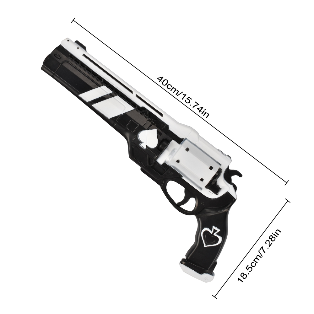 Destiny 2 Safety Weapon Model Ace of Spades Toy Gun Polyurethane PU Foam Pistol Gun for Kidults Kids Role Play
