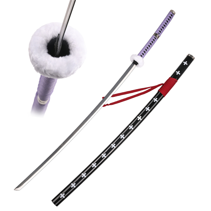 140cm Anime Cosplay Prop Trafalgar Law Purple Kikokou Sword