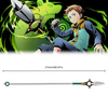210cm Full Size Metal Anime the Seven Deadly Sins King Weapon Replica Harlequin Chastiefol Sword for Cosplay Prop