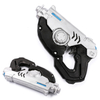 Silver Cosplay Pistol Overwatch Toy Tracer Foam Gun