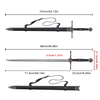 Wholesale 107cm Hot Game the Witcher 3 Wild Hunt Stainless Steel Blade Real Weapon Geralt of Rivia Steel Sword Replica