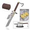 21.65in Anime Jujutsu Kaisen Etched Stainless Steel Blade Real Wepaon Toji Fushiguro Inverted Spear of Heaven Sword
