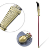One Piece Bisento 198cm 3.35kg Full Metal Whitebeard Weapon Sword Edward Newgate Murakumogiri Decorative Spear