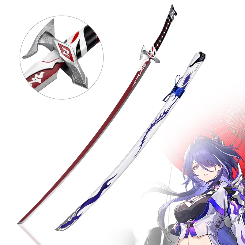 151cm Honkai Star Rail Cosplay Weapon Raiden Bosenmori Mei Stainless Steel Blade Katana Acheron Odachi Sword 