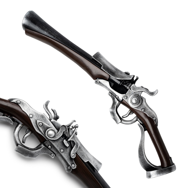 Bloodborne Fiberglass Prop Gun Toy Weapon Replica Hunter Pistol