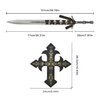 101cm Game Bloodborne Initial Version Real Weapon Replica Stainless Steel Blade Hunter Ludwig Holy Moonlight Sword