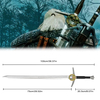 100cm Eco-Friendly High Density Cool PU Foam Sword for the Witcher Geralt of Rivia Cosplay Prop Toy Swords