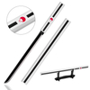 46cm Japanese Anime Naruto Dagger Stainless Steel Blade Weapon Sasuke Uchiha Kusanagi Metal White Mini Katana Sword 