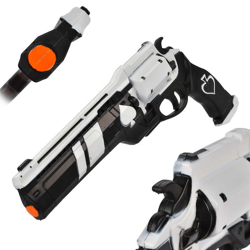 Destiny 2 Safety Weapon Model Ace of Spades Toy Gun Polyurethane PU Foam Pistol Gun for Kidults Kids Role Play