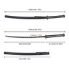 106cm Game Elden Ring Carbon Steel Blade Weapon Replica Moonveil Katana Sword Real Japanese Samurai Metal