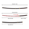 130cm Game Elden Ring Stainless Steel Blade Rivers of Blood Long Katana Sword Real Japanese Samurai Metal