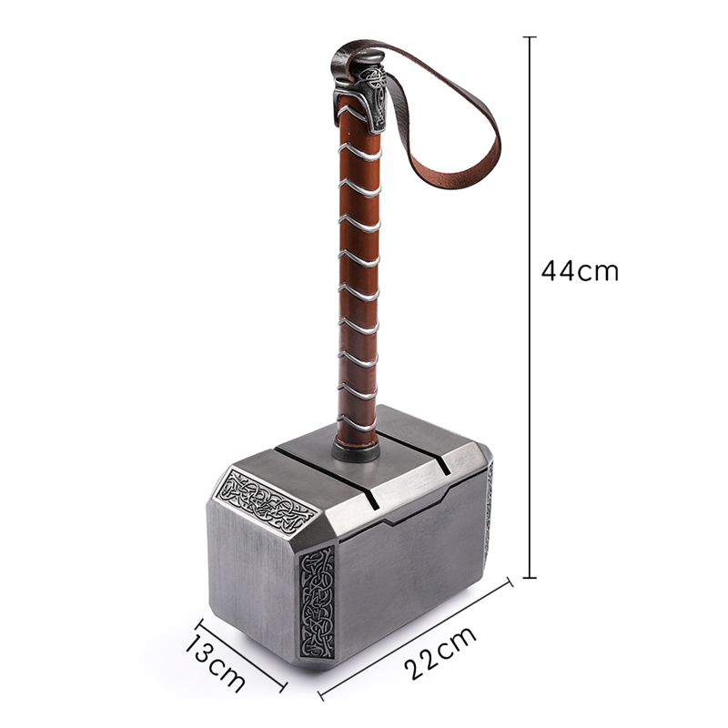 Marvel Prop Resin Mjolnir Thor Hammer With Plastic Base