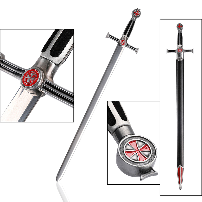 85cm Antique Medieval Real Crusader Teutonic Knights Weapon Sword