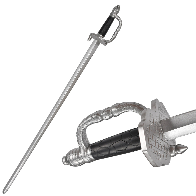 The Legend of Zorro Movie Replica PU Foam Larp Weapon Renaissance European Knight Zorro Rapier Sword Toy